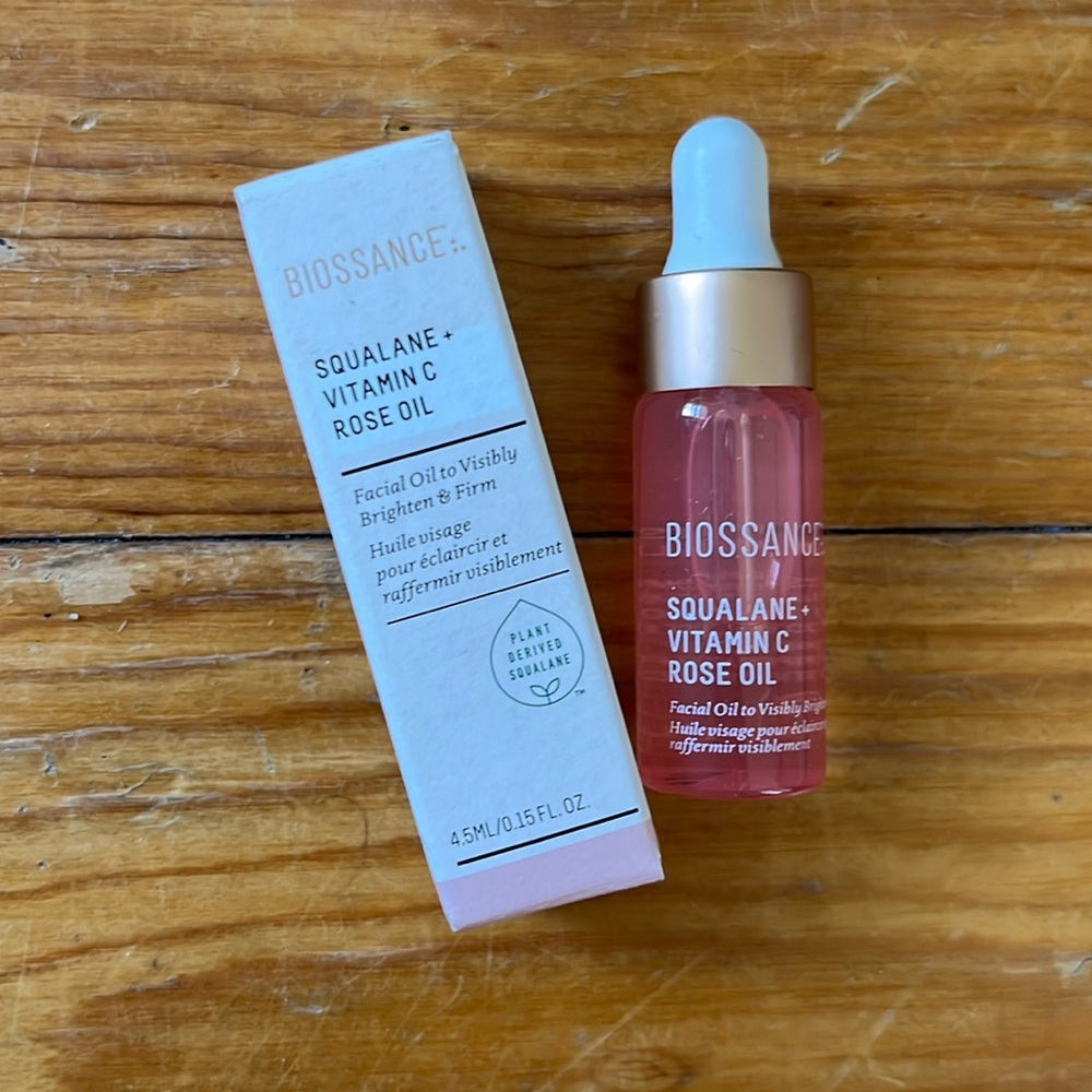 Biossance Squalane & Vitamin c rose oil